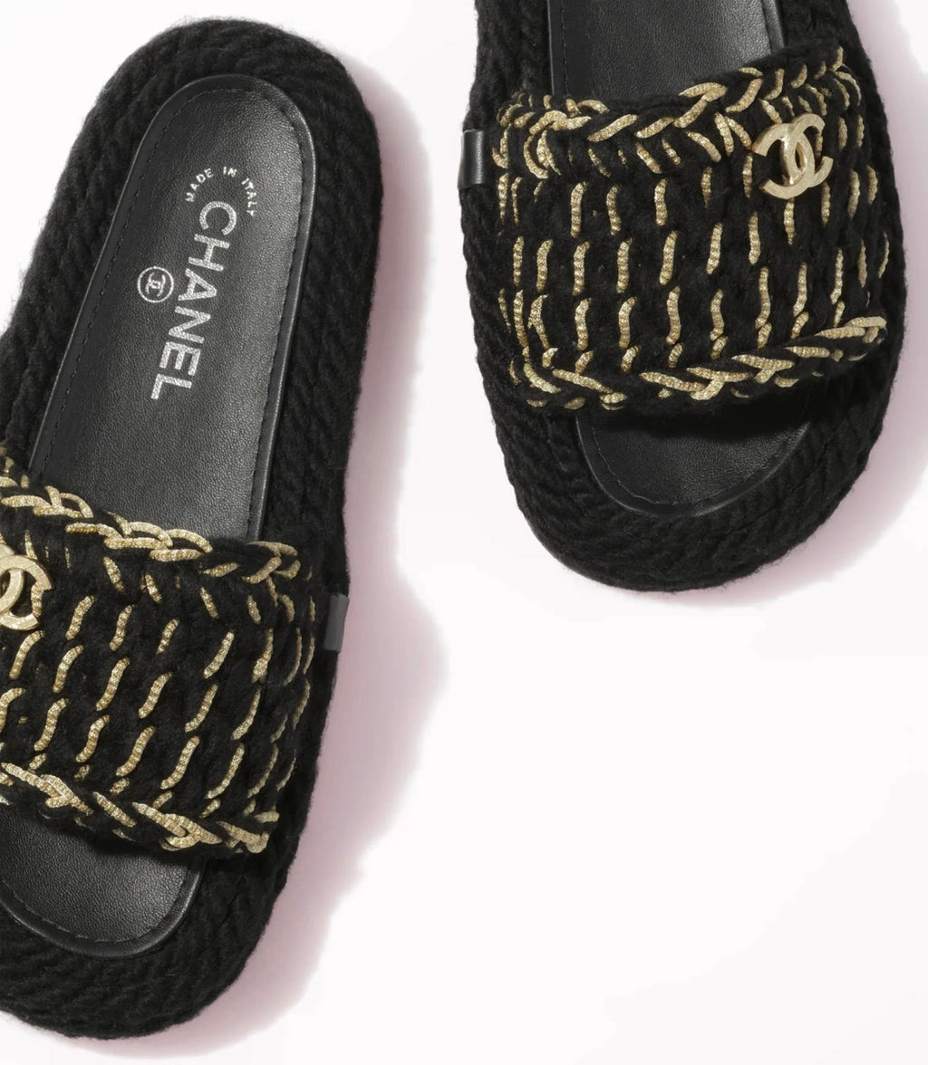 CC Braided Knit Sandals image 0
