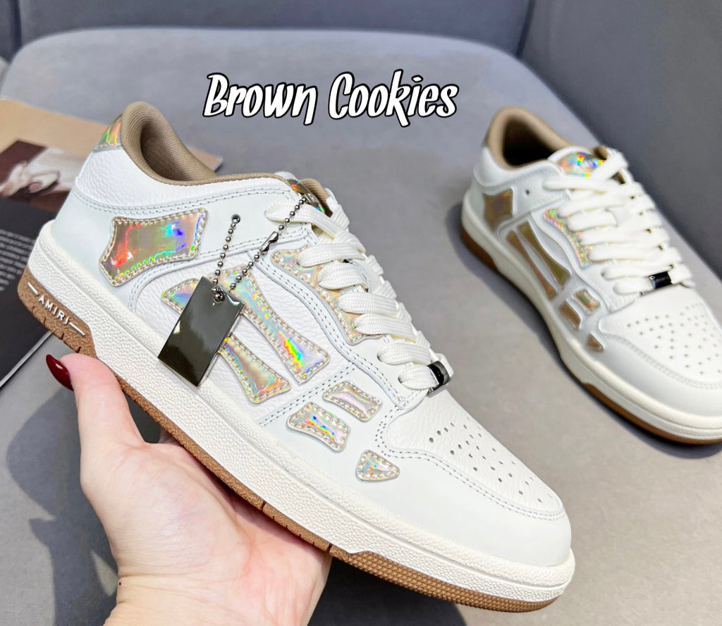 Amiri Bone Holographic Low Tops image 1
