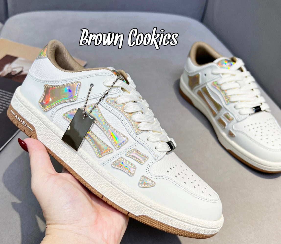 Amiri Bone Holographic Low Tops image 1