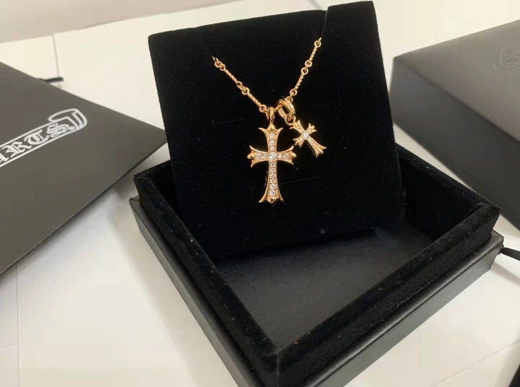 CH Double The Cross Necklace image 2