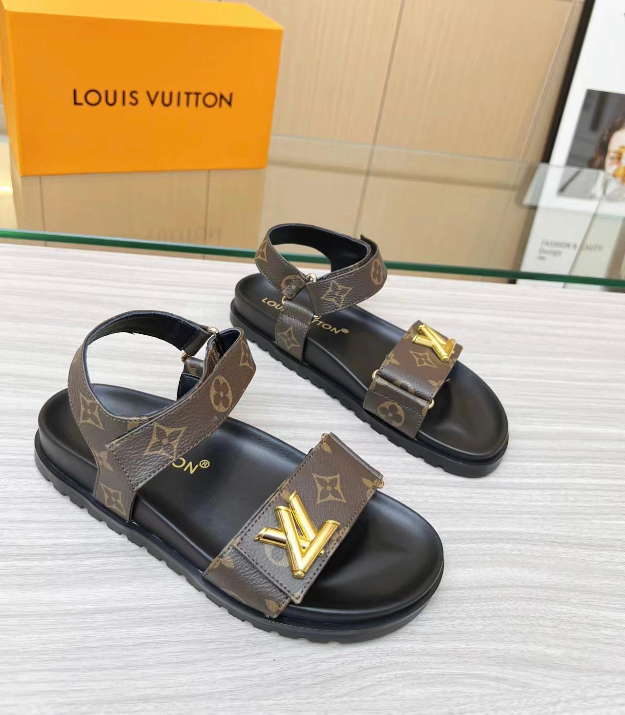 LV Dad Sandals image 0