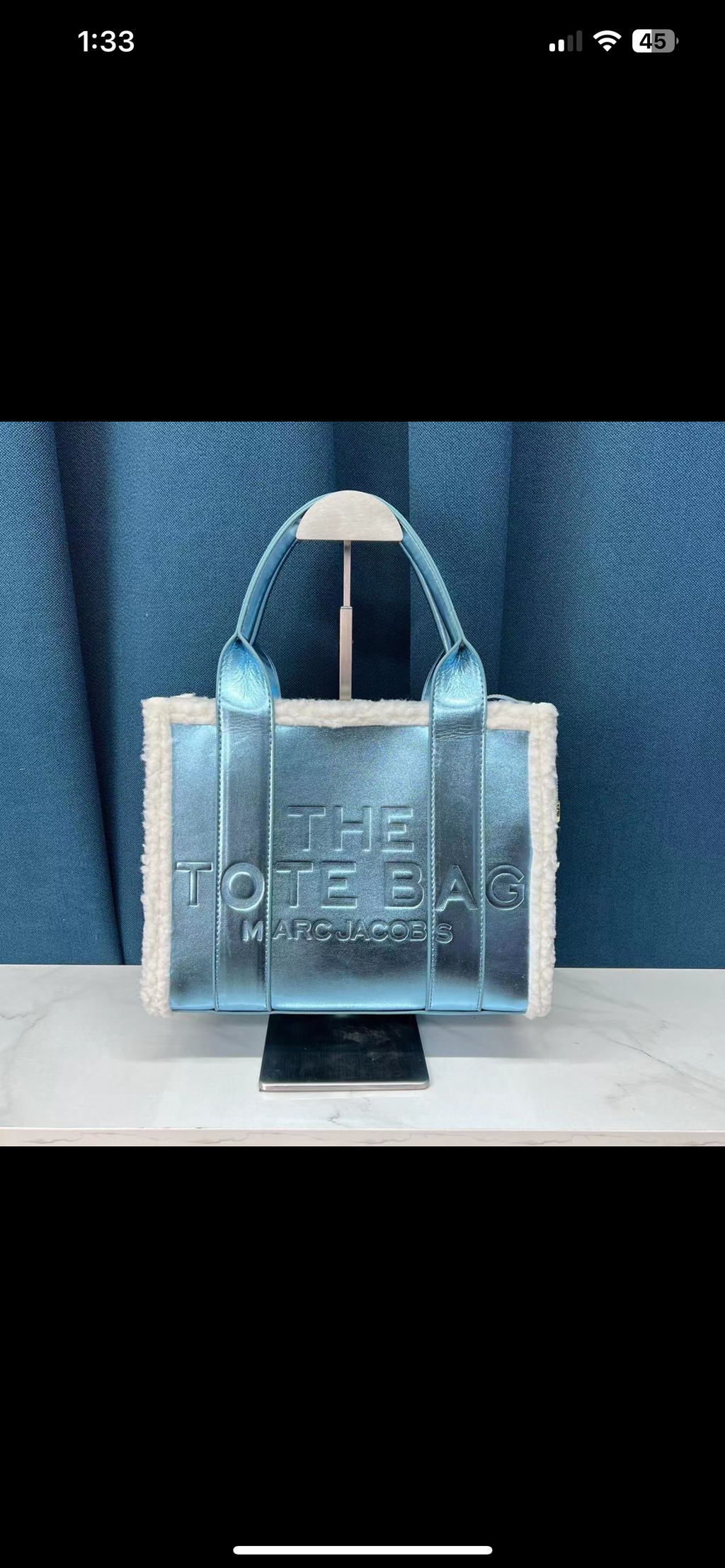 Metallic Tote Bag image 1
