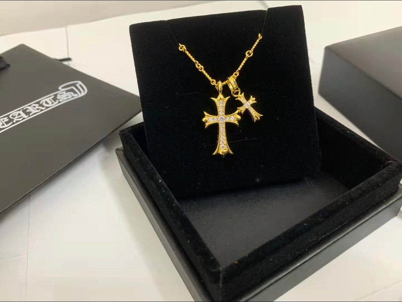 CH Double The Cross Necklace image 1