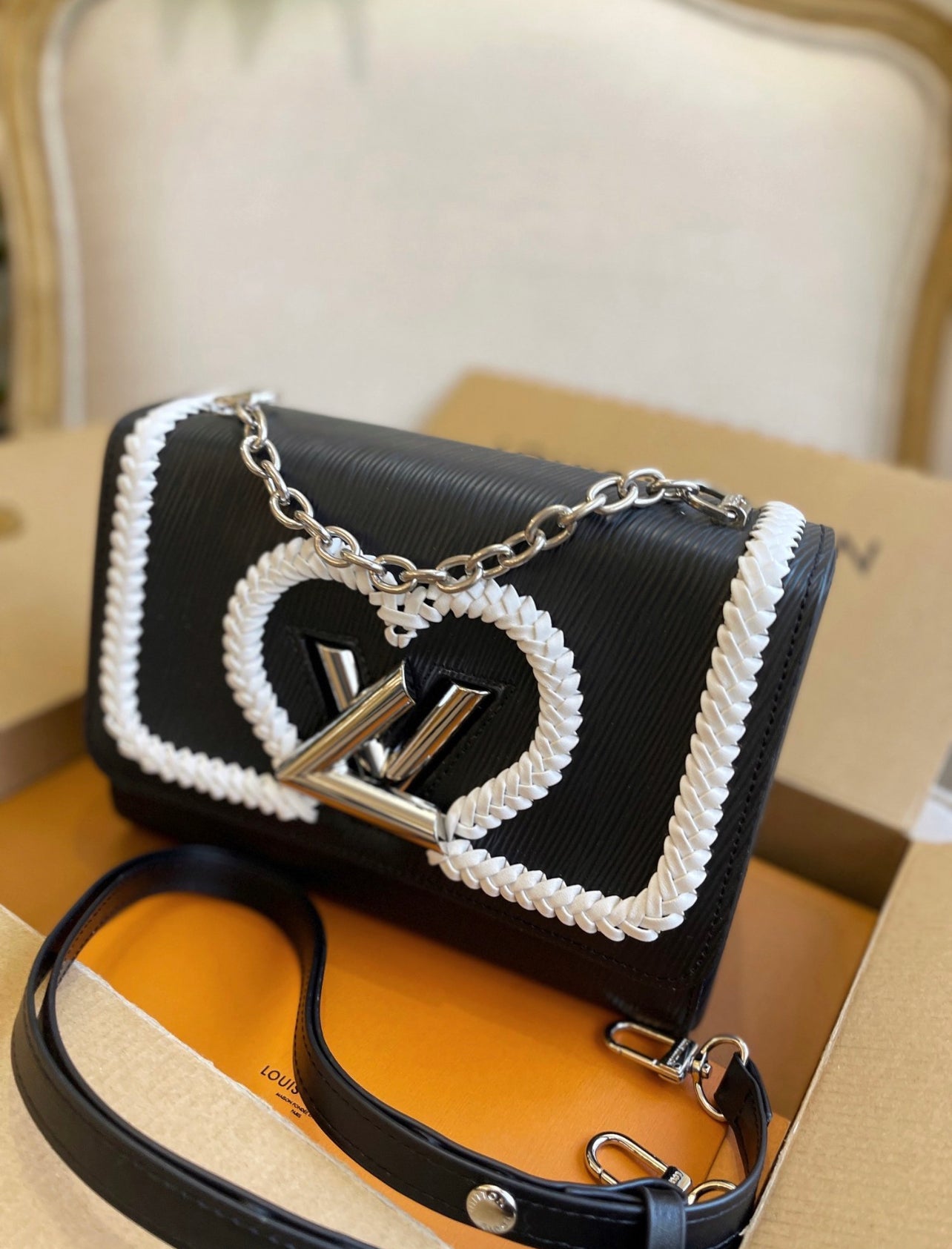 LV Braided Heart Twist Bag image 2
