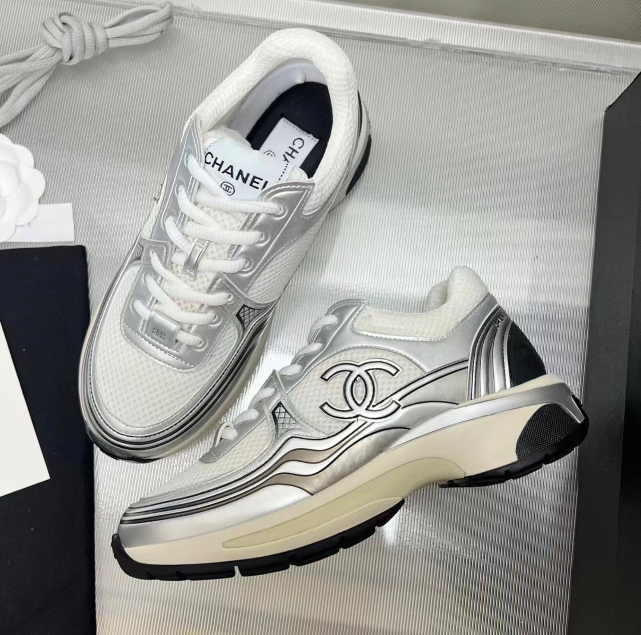 CC Metallic Sneakers image 0
