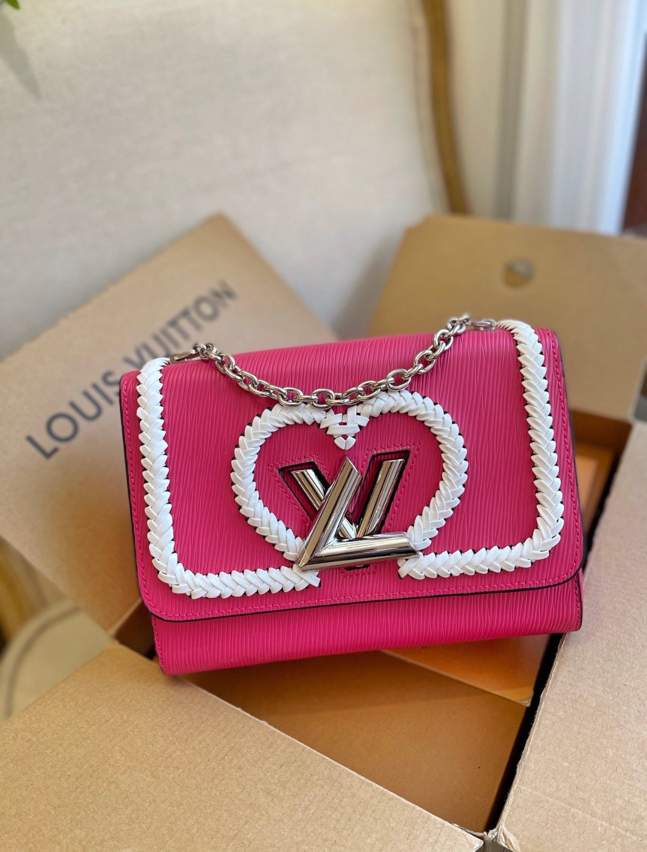 LV Braided Heart Twist Bag image 1