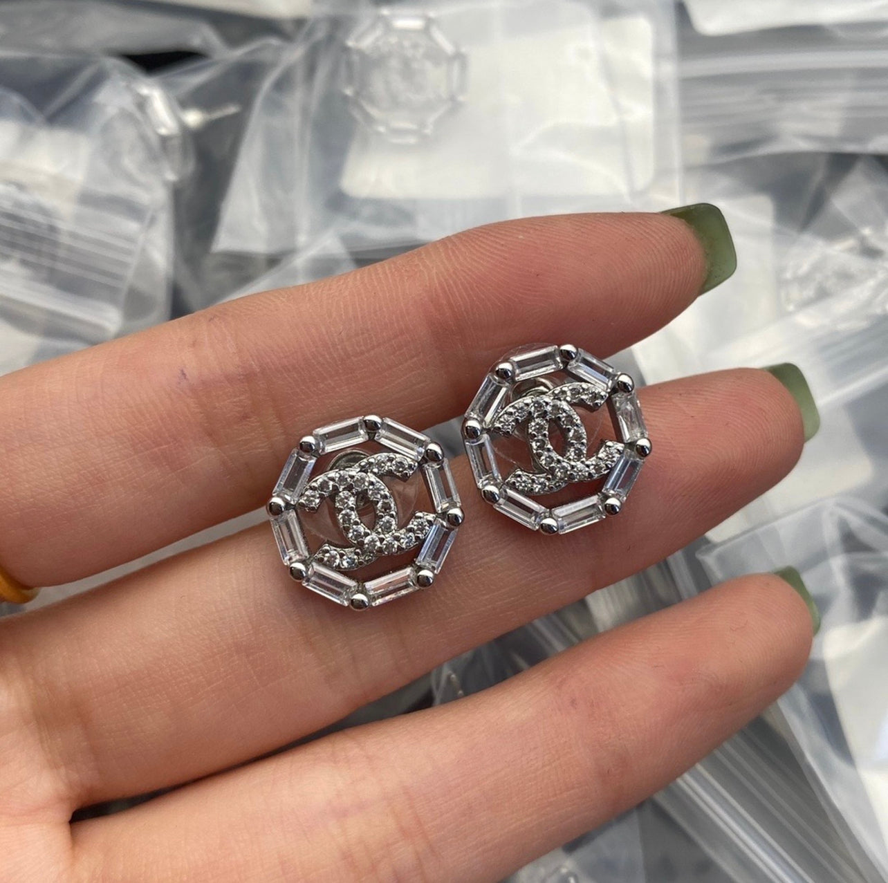 CC Studs Earrings image 0