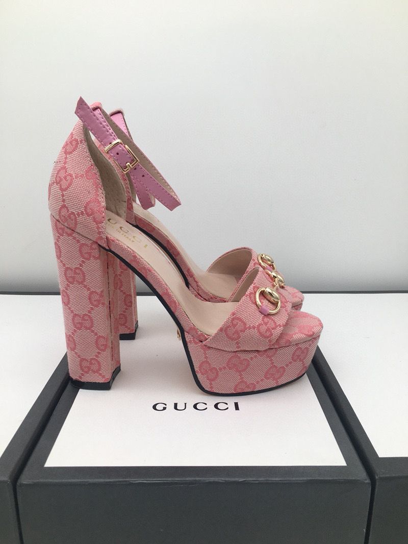 GG Logo Platform Heels image 1
