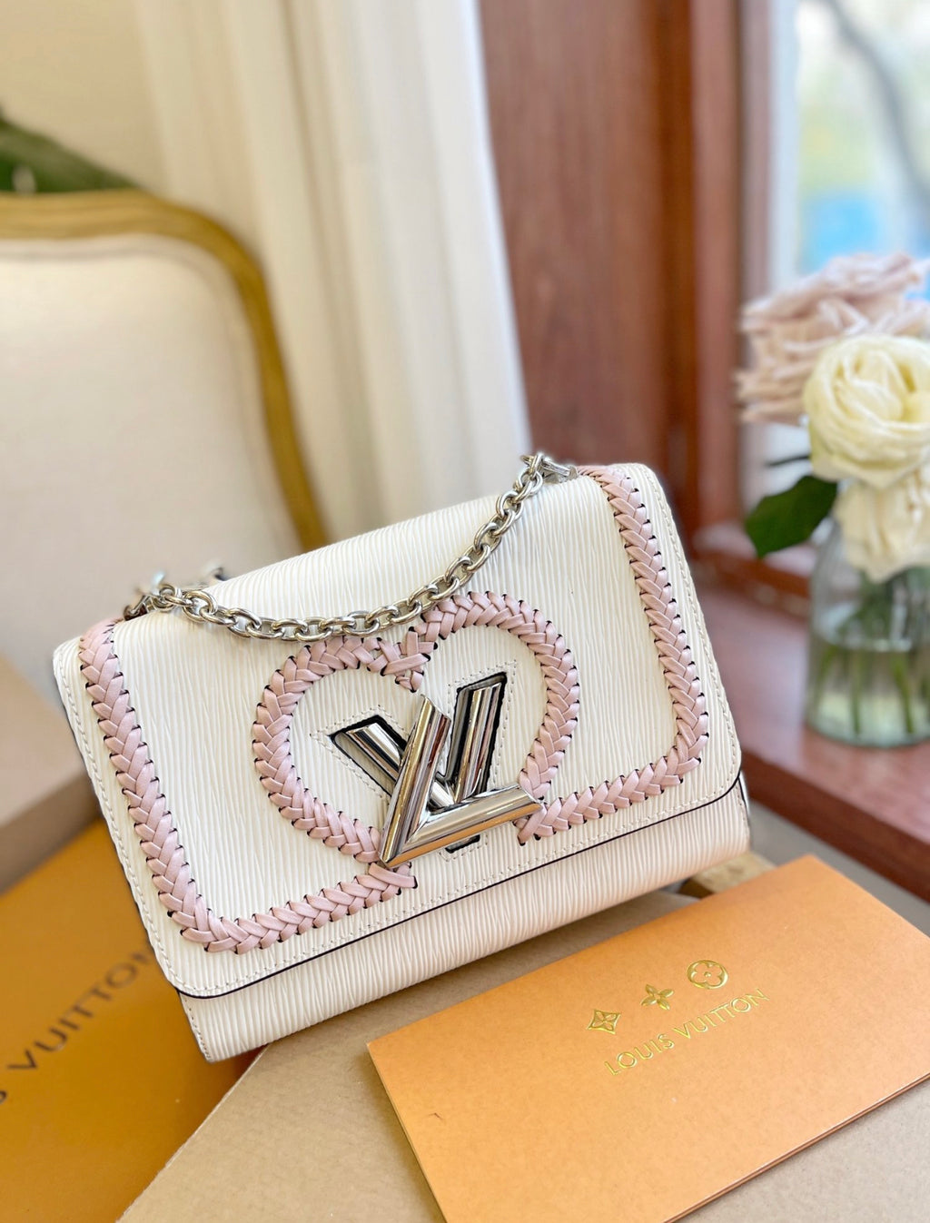 LV Braided Heart Twist Bag image 3