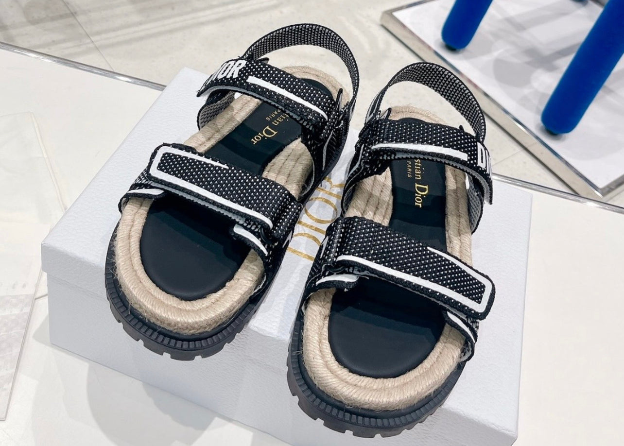 CD Technical Mesh Rubber Sandals image 2