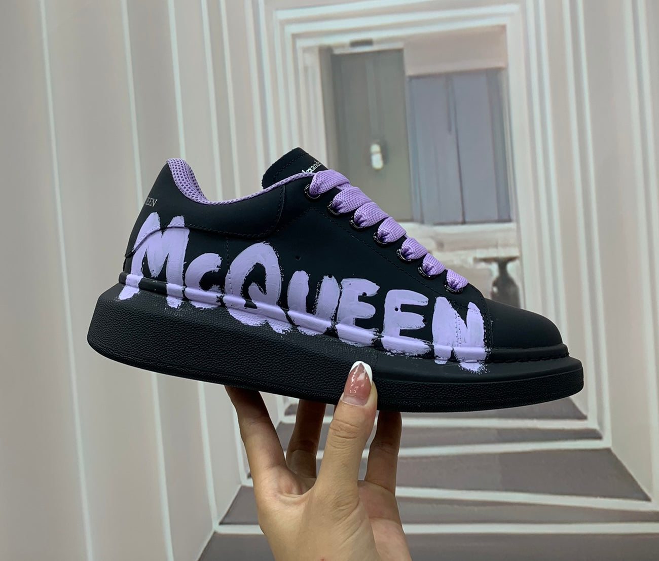 Queen Graffiti Sneakers image 4