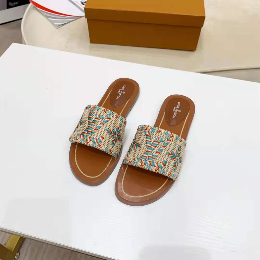 LV Flat Sandals image 3