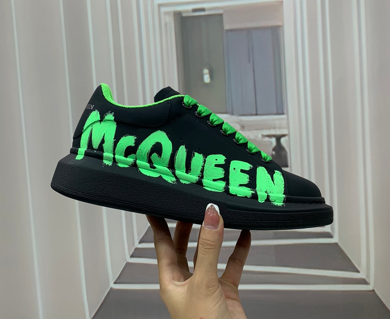 Queen Graffiti Sneakers image 1