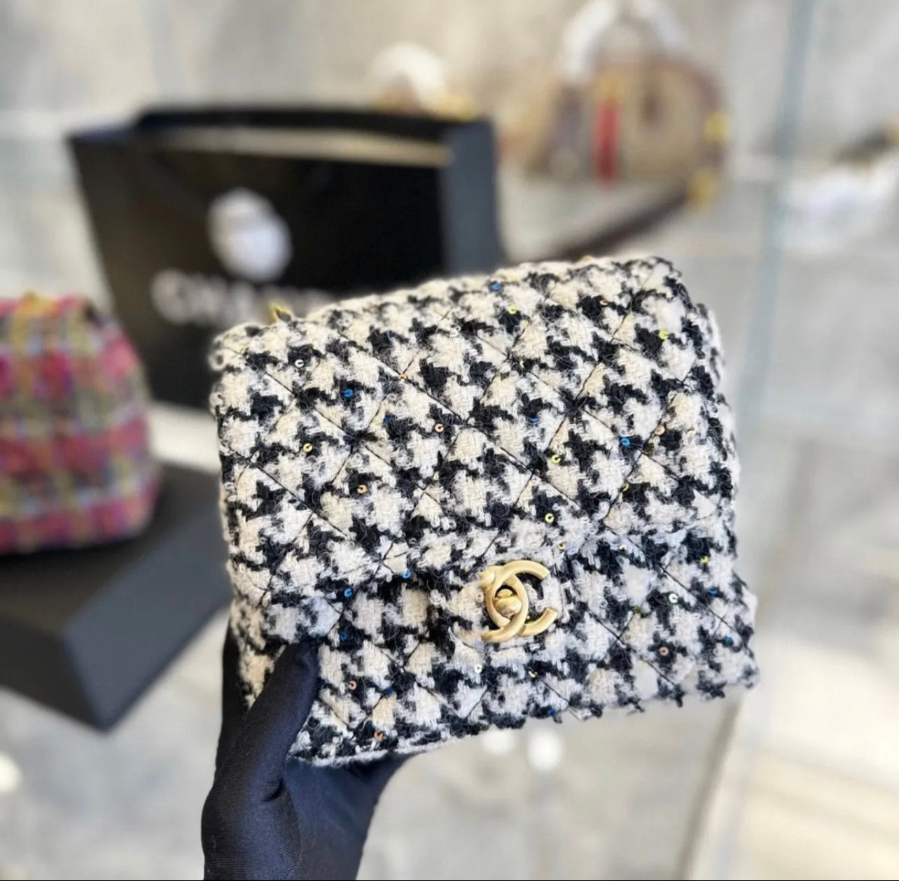 CC Wool Flap Purse image 1