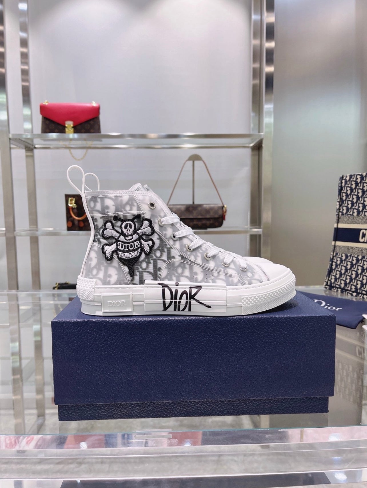 CD Patch Work High Sneakers image 0