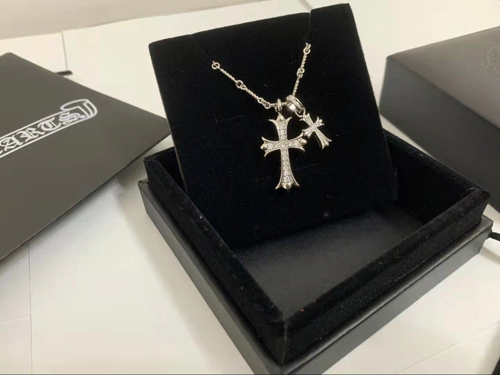 CH Double The Cross Necklace image 0