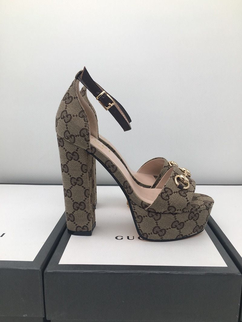 GG Logo Platform Heels image 2