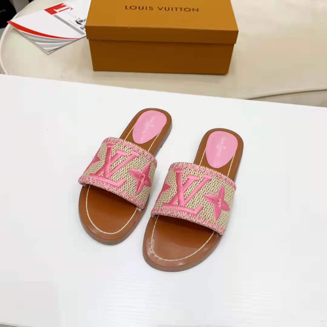 LV Flat Sandals image 1