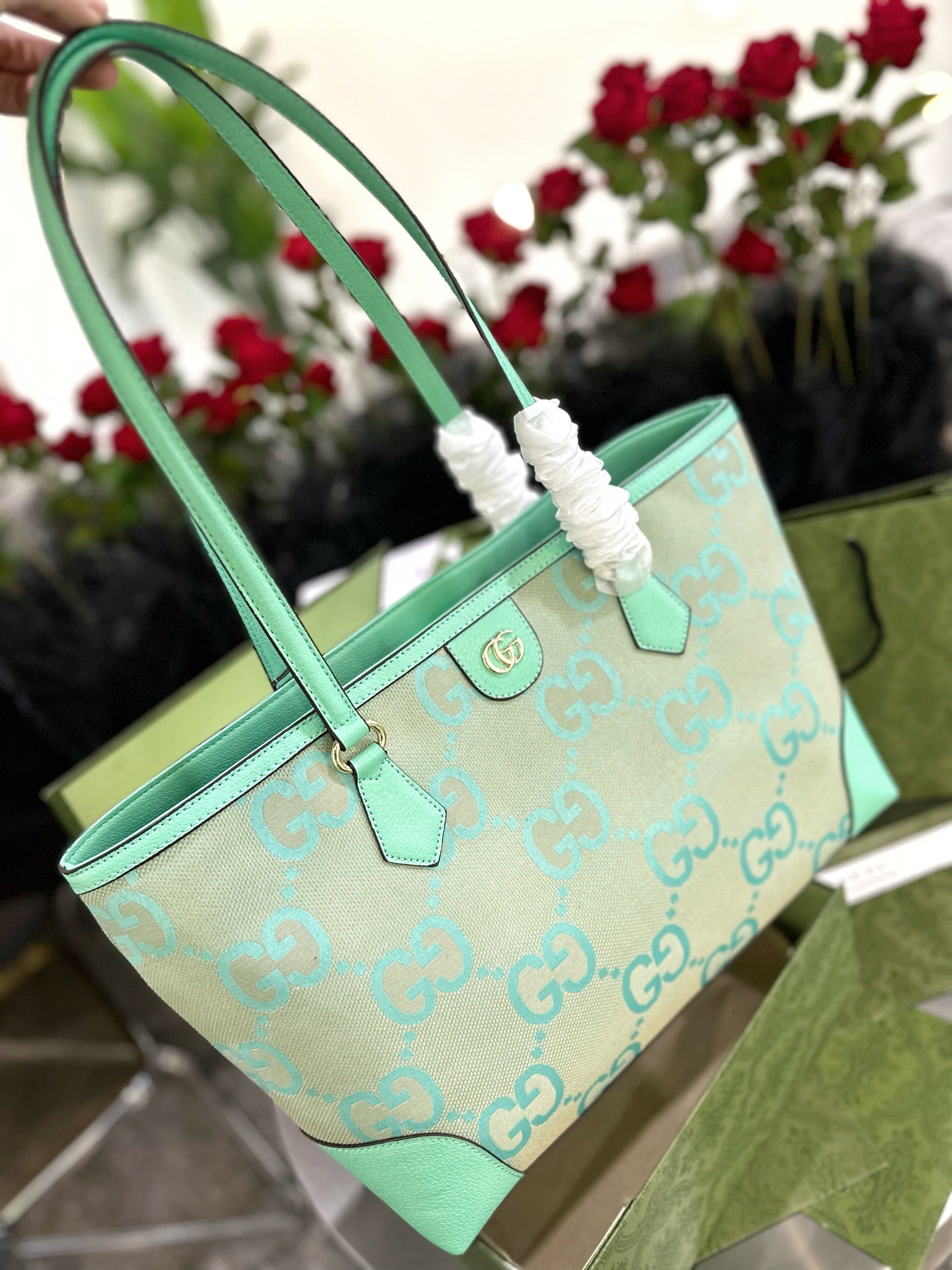 GG OPHIDIA JUMBO MEDIUM TOTE image 6