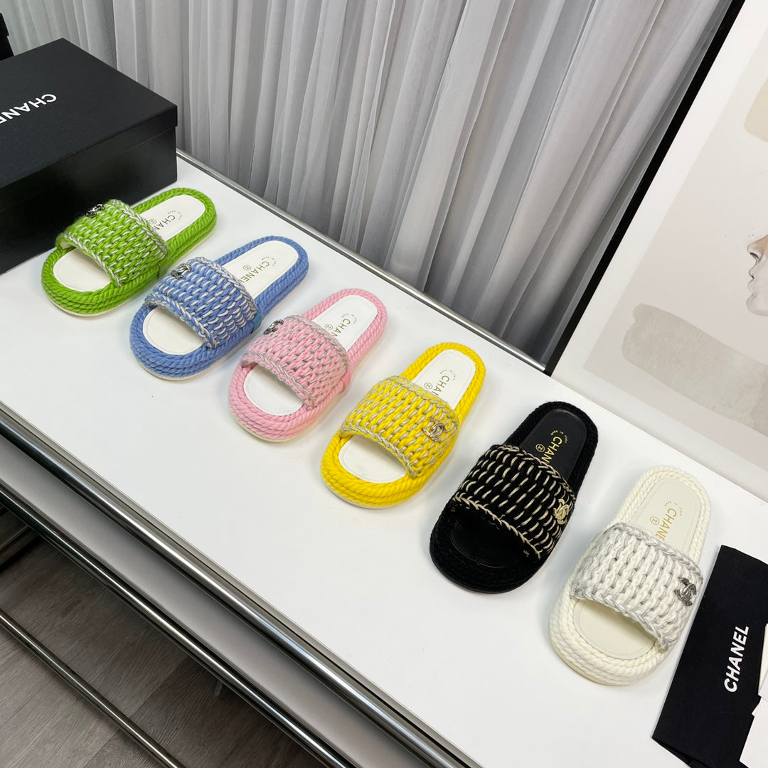 CC Braided Knit Sandals image 1