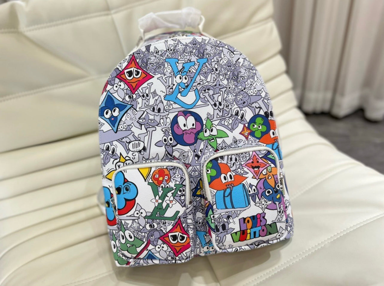 LV Cartoon Backpack image 0