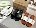 Berry Gold Detail Sandals image 0