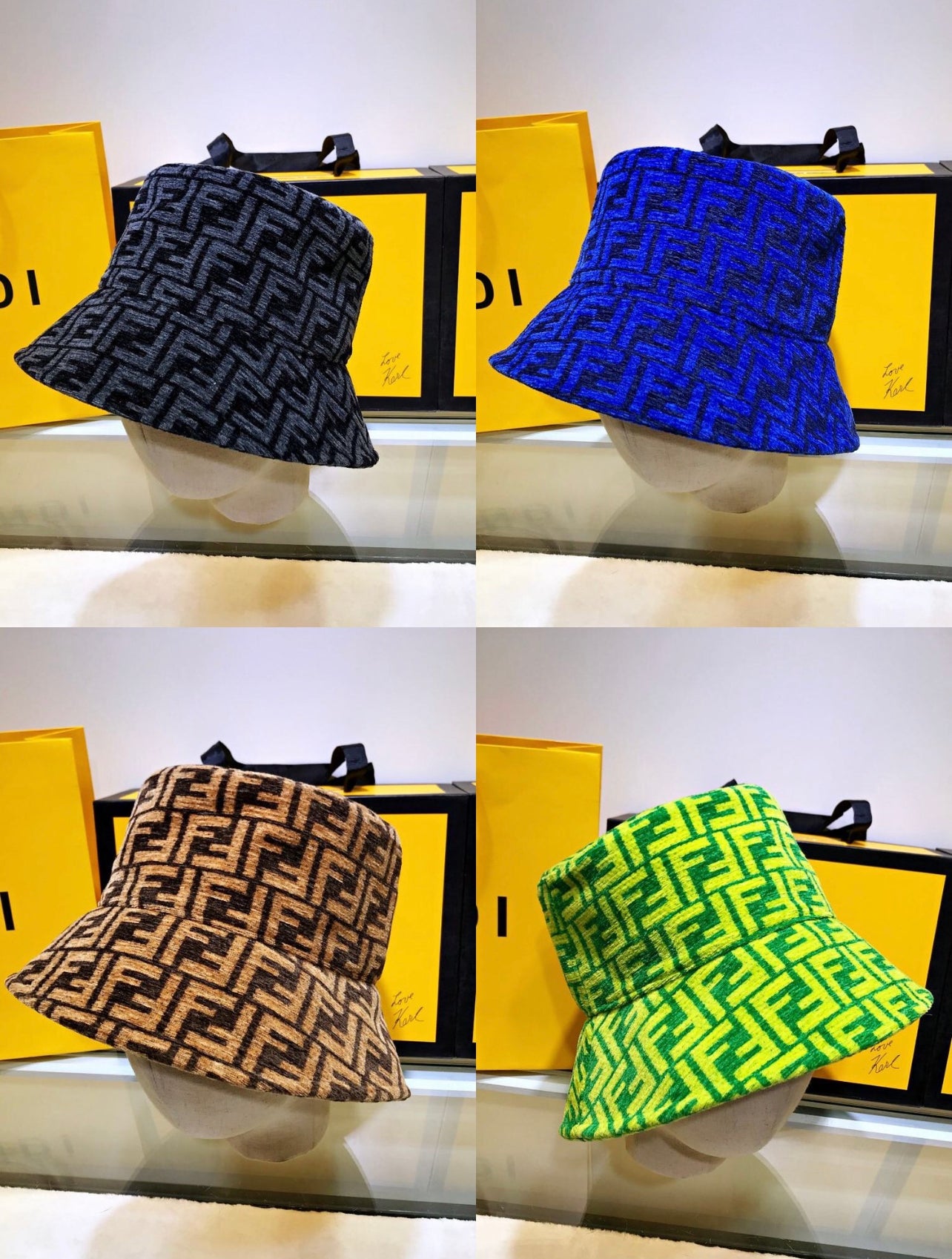 FF Prints On Bucket Hat image 0